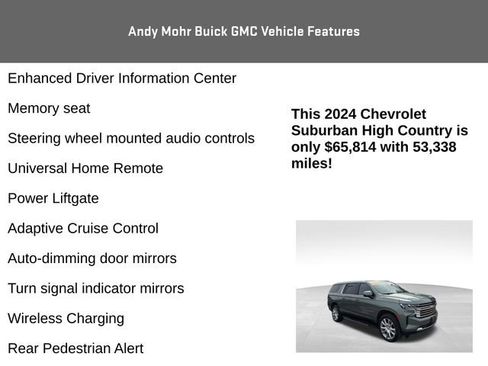 Used 2024 Chevrolet Suburban High Country image 12