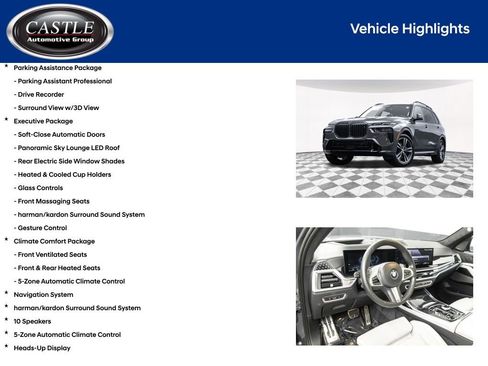 Used 2024 BMW X7 xDrive40i w/ Executive Package AWD/4WD image 7