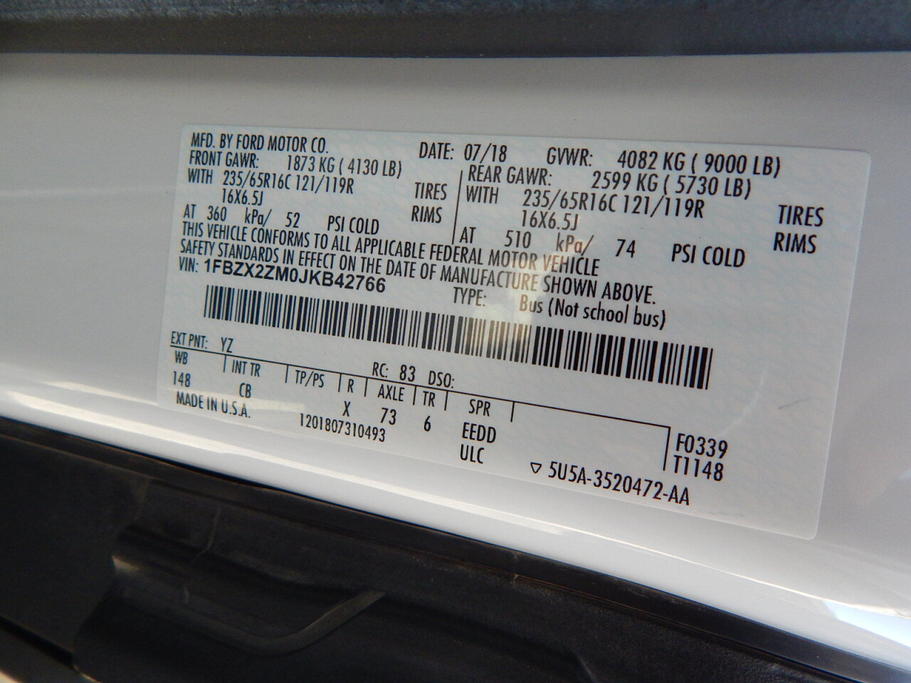 Used 2018 Ford Transit 350 XL RWD image 29