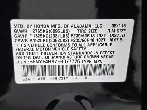 Used 2015 Honda Pilot Touring image 37