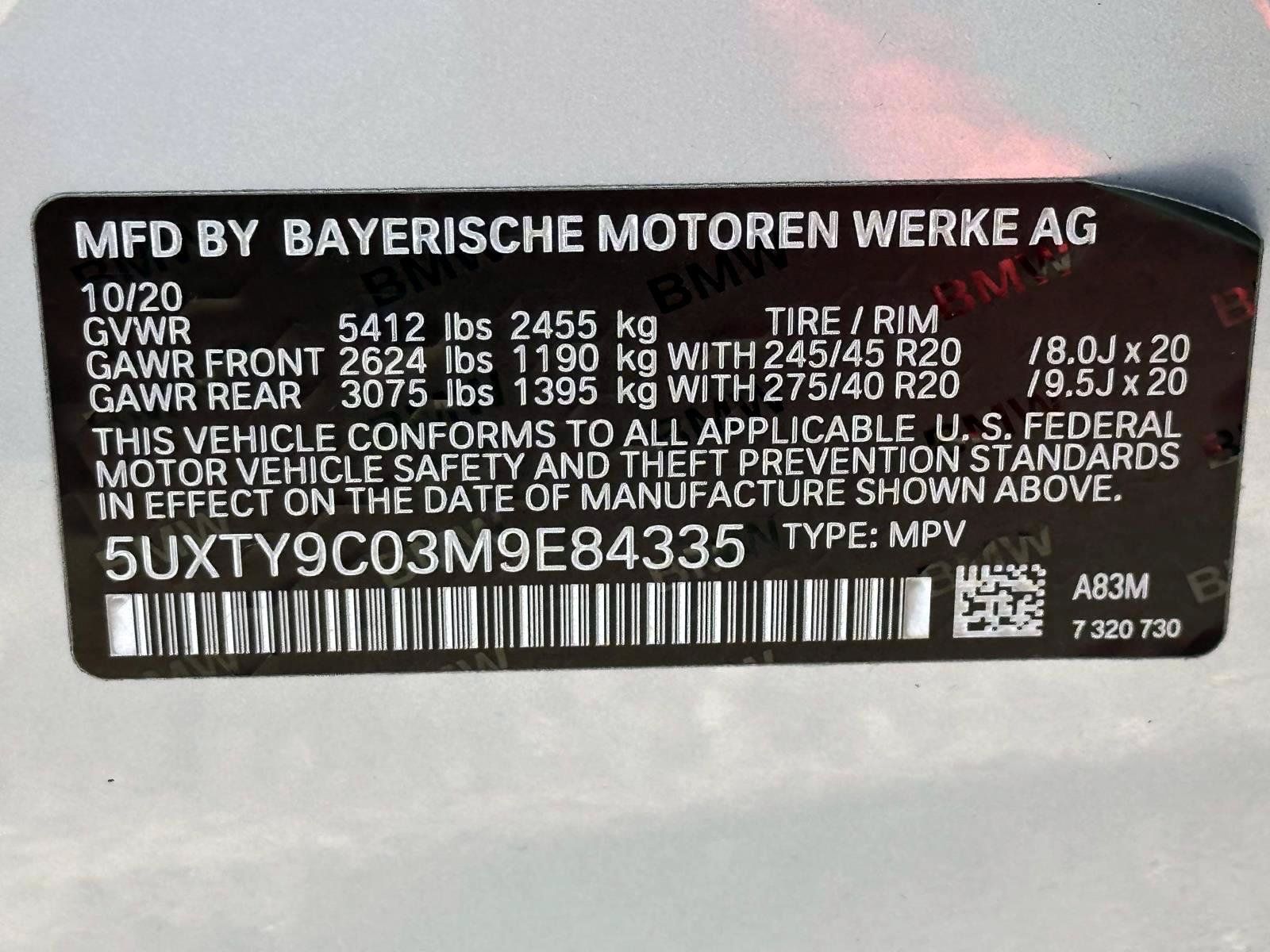 Used 2021 BMW X3 M40i AWD/4WD image 30