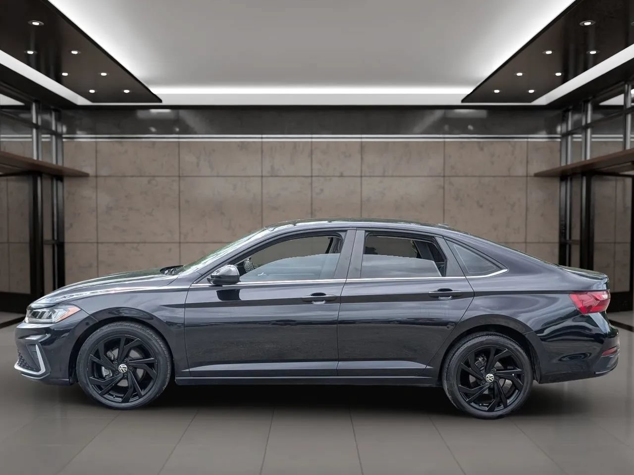 Used 2025 Volkswagen Jetta SE w/ Black Wheel Package FWD image 5