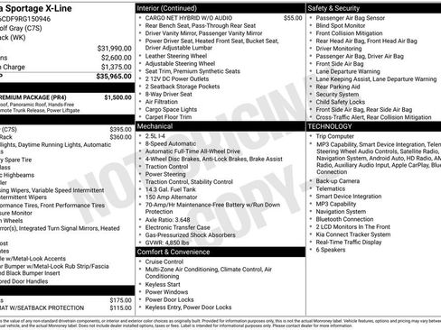 Certified 2024 Kia Sportage X-Line w/ X-Line Premium Package AWD/4WD image 18