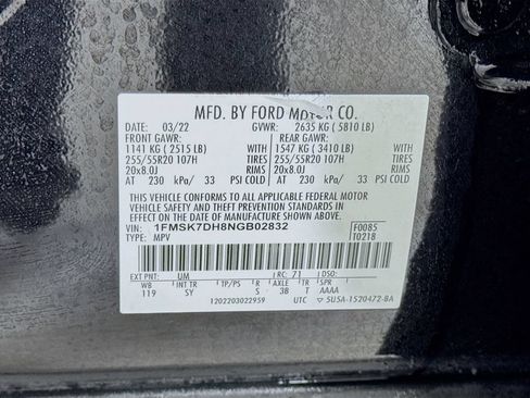 Used 2022 Ford Explorer XLT w/ Equipment Group 202A RWD image 43