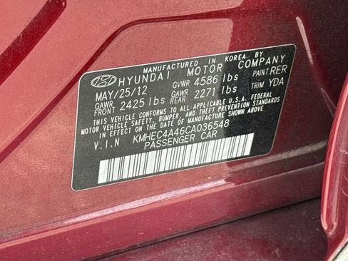 Used 2012 Hyundai Sonata Hybrid w/ Ultimate Pkg FWD image 34