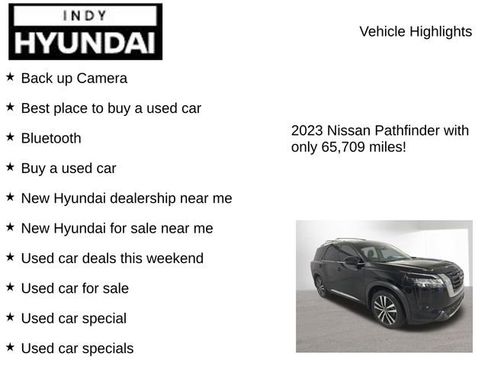 Used 2023 Nissan Pathfinder Platinum w/ Cargo Package image 8