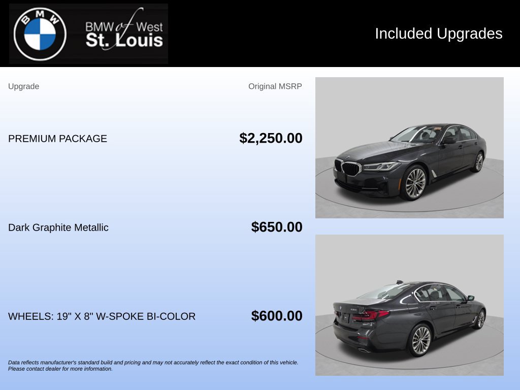 Used 2023 BMW 530i xDrive w/ Premium Package AWD/4WD image 2
