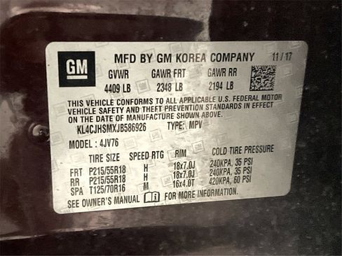 Used 2018 Buick Encore Premium w/ LPO, Road Trip Package image 11