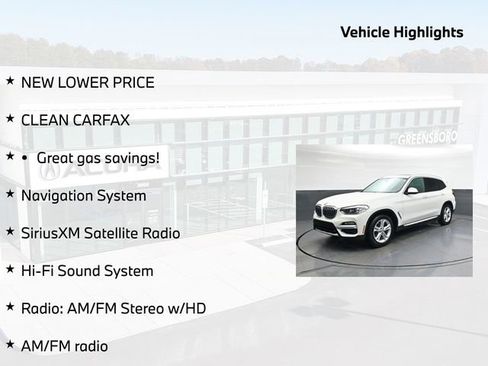 Used 2019 BMW X3 sDrive30i w/ Convenience Package image 5