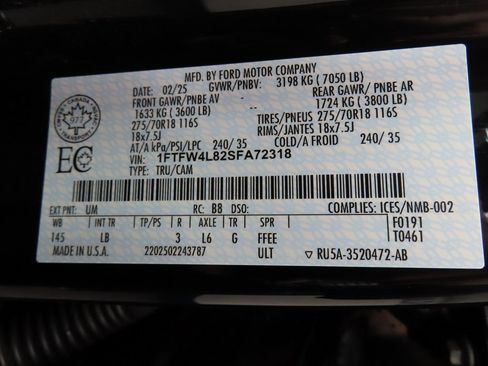 Used 2025 Ford F150 Tremor w/ Tow/Haul Package image 57