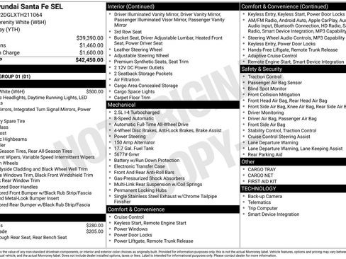 New 2026 Hyundai Santa Fe SEL AWD/4WD image 18