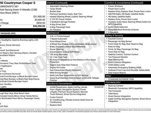 Used 2022 MINI Cooper Countryman S FWD image 10
