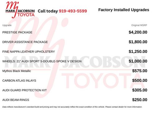 Used 2018 Audi SQ5 Prestige w/ Prestige Package AWD/4WD image 11