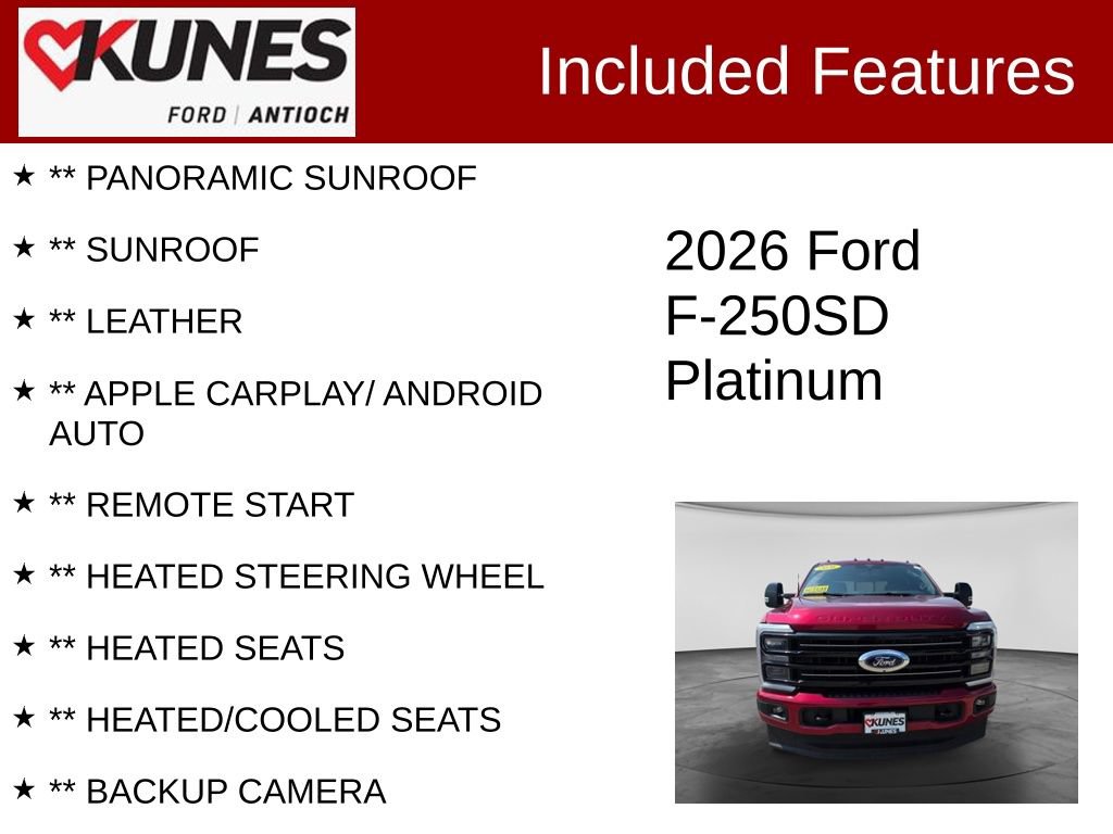 Used 2026 Ford F250 Platinum AWD/4WD image 3