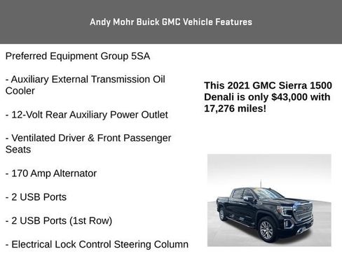 Used 2021 GMC Sierra 1500 Denali AWD/4WD image 16