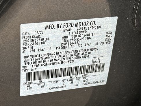 Used 2025 Ford Explorer ST-Line AWD/4WD image 35