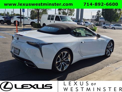 Certified 2021 Lexus LC 500 Convertible w/ Touring Package RWD image 3