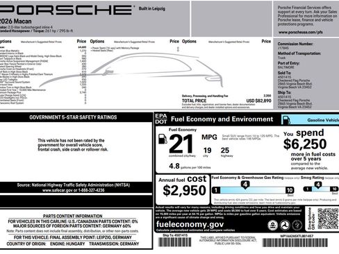Certified 2026 Porsche Macan AWD/4WD image 26
