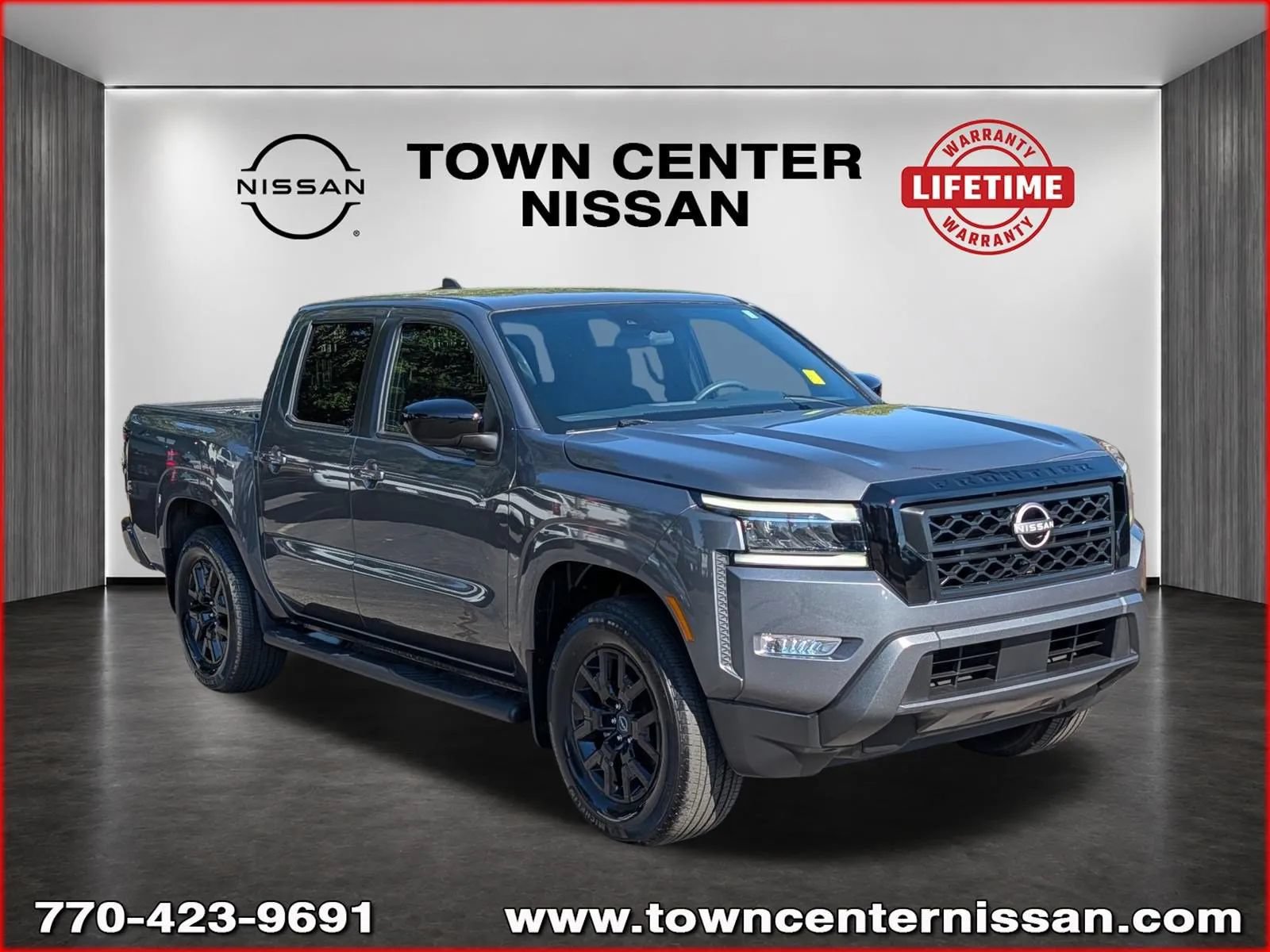 Used 2023 Nissan Frontier SV w/ Midnight Edition Package RWD image 1