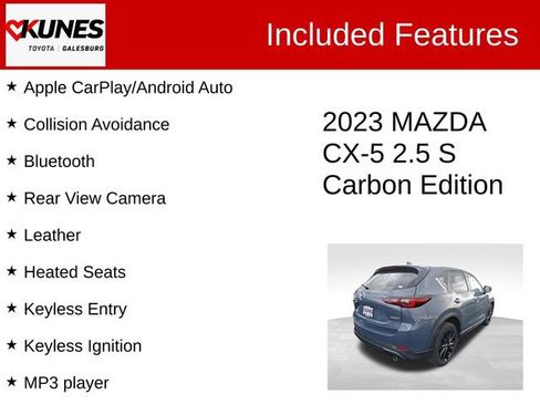 Used 2023 MAZDA CX-5 Carbon Edition AWD/4WD image 2