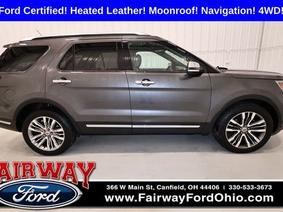 Certified 2018 Ford Explorer Platinum