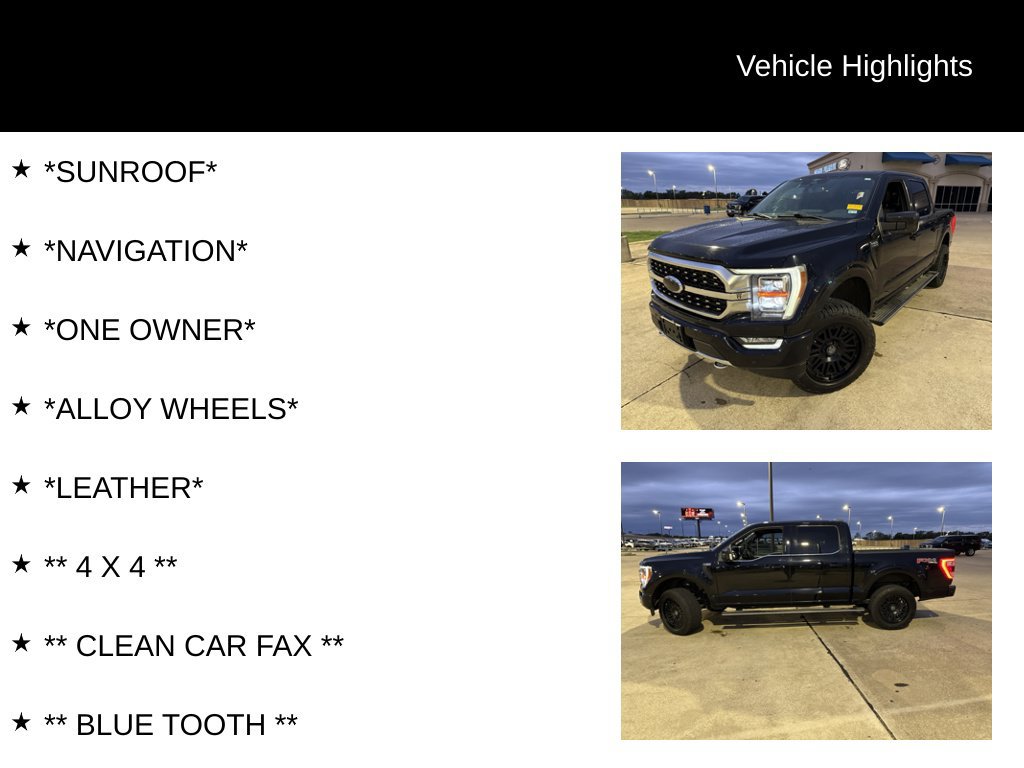 Used 2023 Ford F150 Platinum w/ Equipment Group 701A High AWD/4WD image 4