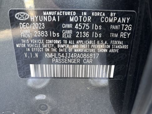 Used 2024 Hyundai Sonata Limited FWD image 5
