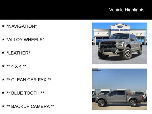 Used 2020 Ford F150 Raptor w/ Equipment Group 801A Mid image 4