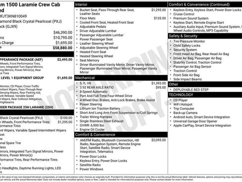 Certified 2019 RAM 1500 Laramie w/ Sport Appearance Package image 3