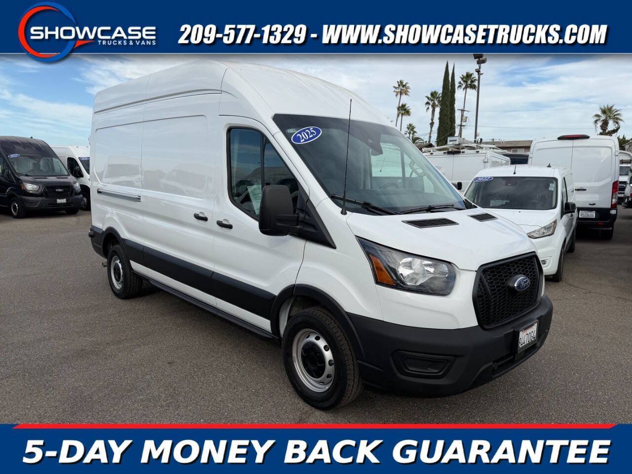 Used 2025 Ford Transit 250 148 High Roof w/ Load Area Protection Package RWD image 1