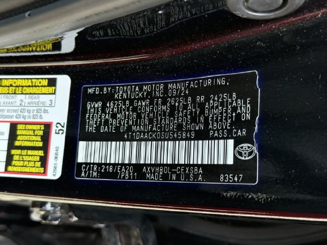 Used 2025 Toyota Camry SE w/ Convenience Package FWD image 35