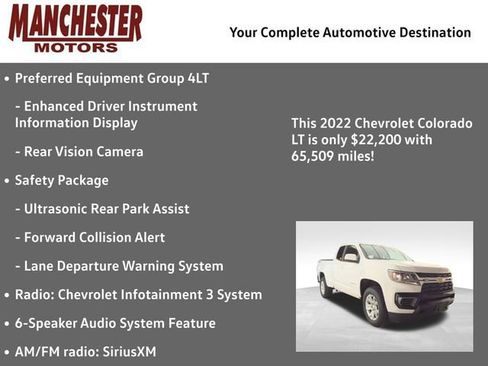 Used 2022 Chevrolet Colorado LT w/ Fleet Safety Package image 2