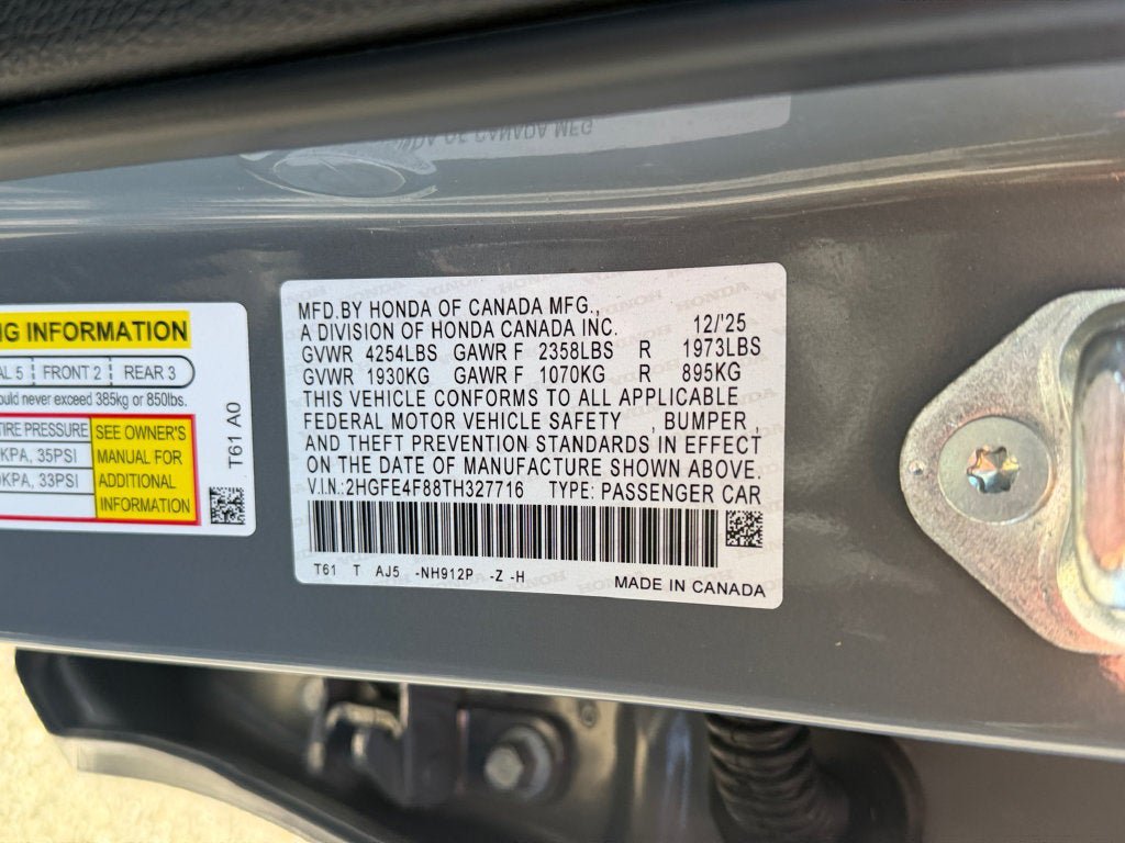Used 2026 Honda Civic Sport Touring image 36
