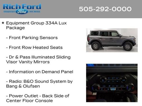 Certified 2025 Ford Bronco Badlands AWD/4WD image 73