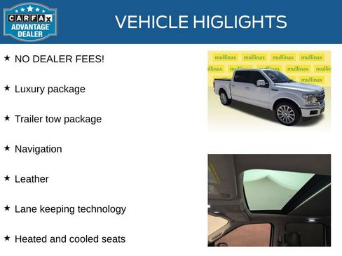 Used 2019 Ford F150 Limited w/ Trailer Tow Package AWD/4WD image 11