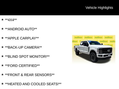 Certified 2025 Ford F250 Platinum AWD/4WD image 12