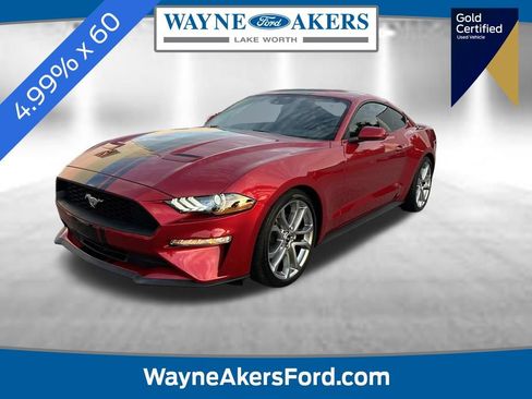 Certified 2022 Ford Mustang Premium w/ Security Package RWD image 1