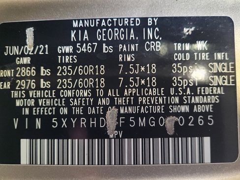 Used 2021 Kia Sorento EX image 33