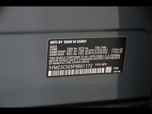 Certified 2023 BMW XM AWD/4WD image 25