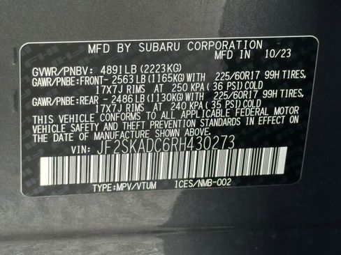 Certified 2024 Subaru Forester Premium AWD/4WD image 34