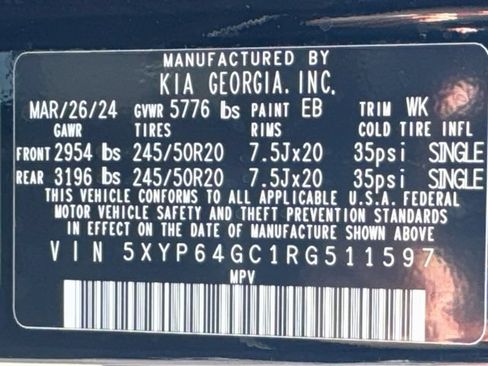 Used 2024 Kia Telluride S FWD image 33