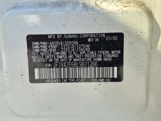 Used 2020 Subaru WRX STI w/ Popular Package #1 AWD/4WD image 8