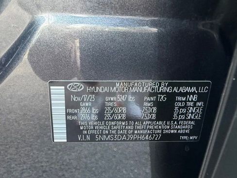 Used 2023 Hyundai Santa Fe SEL w/ Premium Package image 30