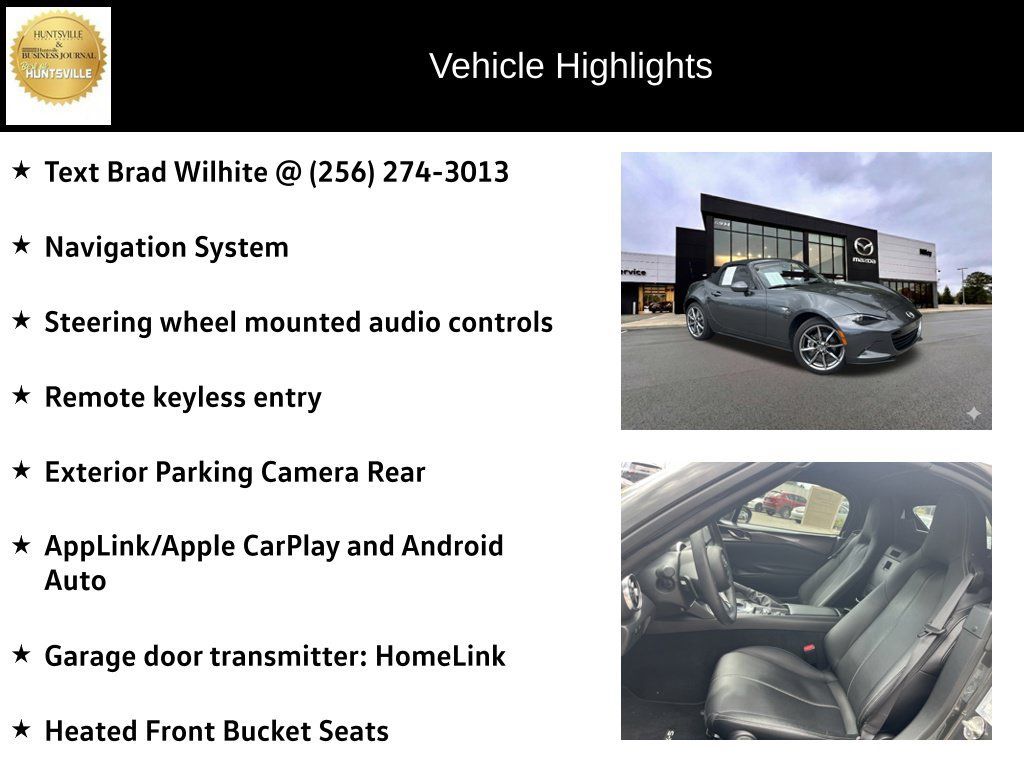 Certified 2023 MAZDA MX-5 Miata Grand Touring RWD image 7