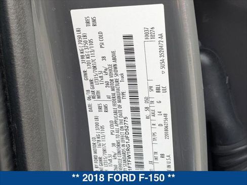 Used 2018 Ford F150 Raptor w/ Equipment Group 802A Luxury image 25