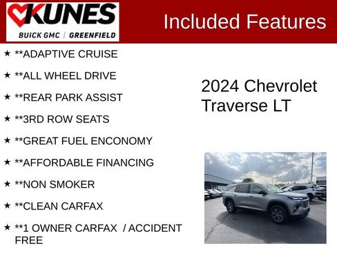 Used 2024 Chevrolet Traverse LT AWD/4WD image 3