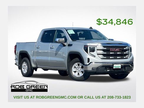 Used 2022 GMC Sierra 1500 SLE w/ Enhanced Capability Package AWD/4WD image 1
