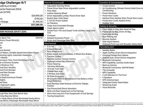 Used 2020 Dodge Challenger R/T RWD image 7
