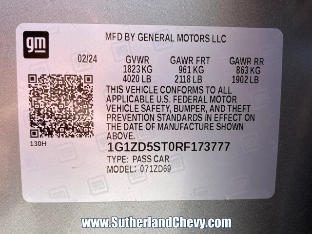 Used 2024 Chevrolet Malibu LT FWD image 41