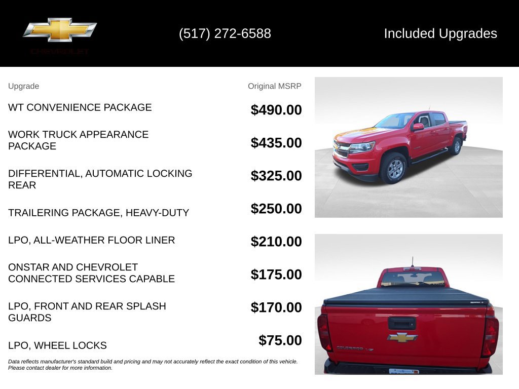 Used 2019 Chevrolet Colorado W/T w/ WT Convenience Package AWD/4WD image 5